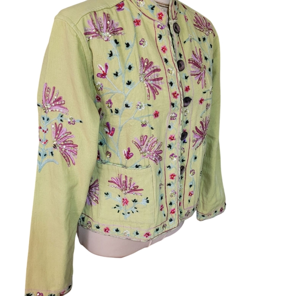 Embroidered Floral Women's Jacket